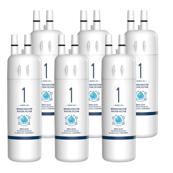 6pk EDR1RXD1 W10295370A 9081 Compatible Refrigerator Water Filter