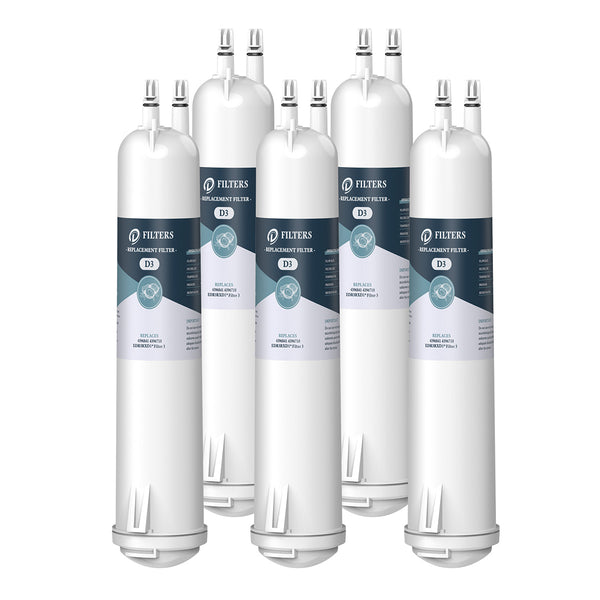 4396841 Water Filter 3 Compatible EDR3RXD1, W10193691 Water Filter, Made by Dfilters 5Packs