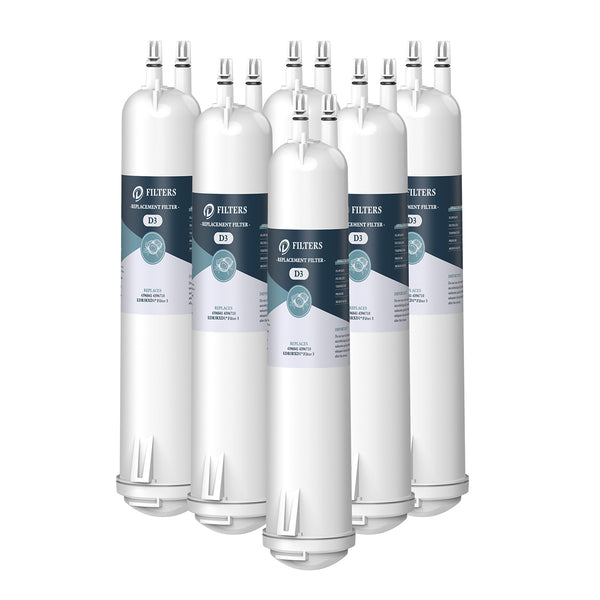 4396841 Water Filter 3 Compatible EDR3RXD1, W10193691 Water Filter, Made by Dfilters 6Packs