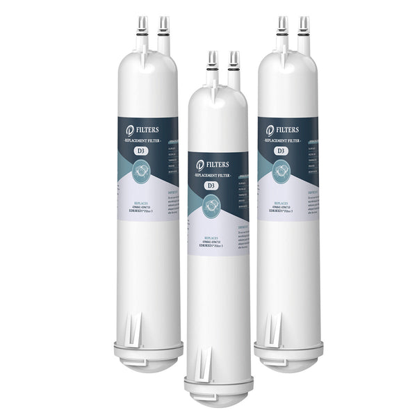 Dfilters EDR3RXD1 Refrigerator Water Filter 3, 4396841, 9083 Water Filter, 3 Pack